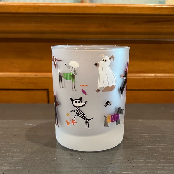 Culver Halloween Dogs Frosted Glass Cup - Picture 2 of 8